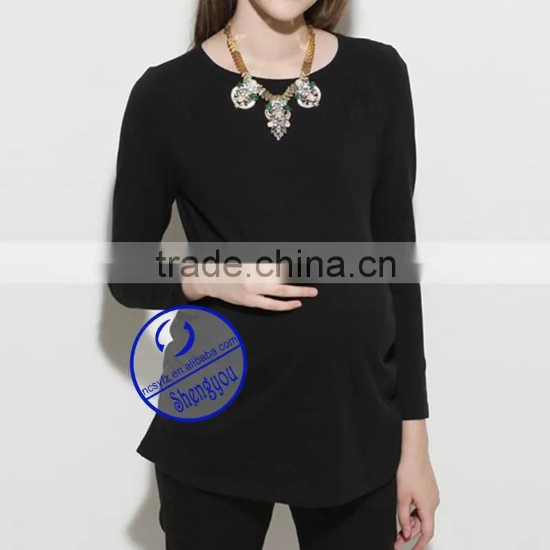 Wholesale spamdex cotton blank pregnancy maternity clothes