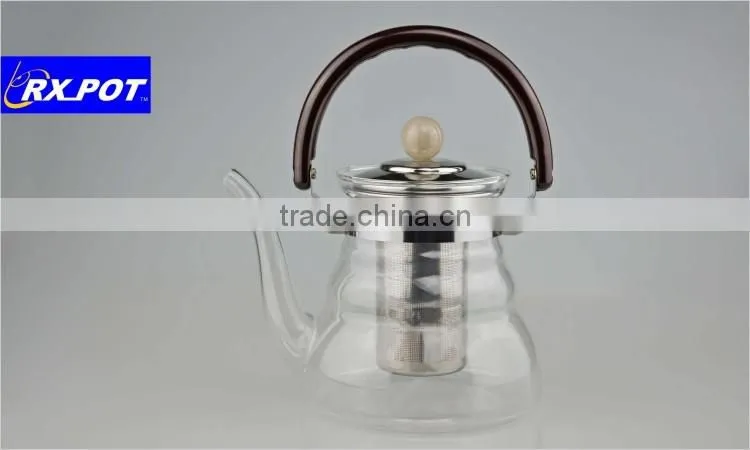 Pyrex wholesale glass teapots with filter 1100S
