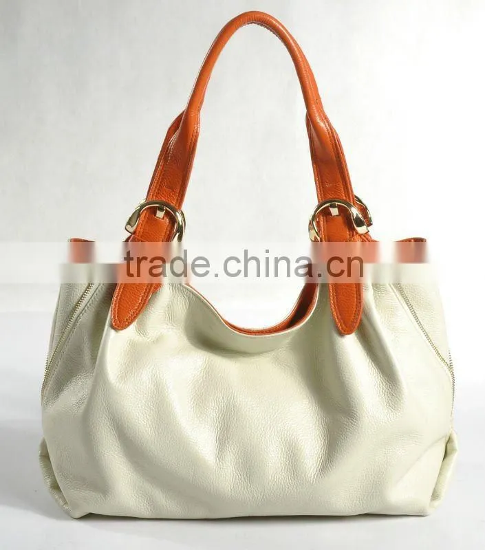 New arrival! Large buckle tote bags 2012 summer spring ladies leather handbags