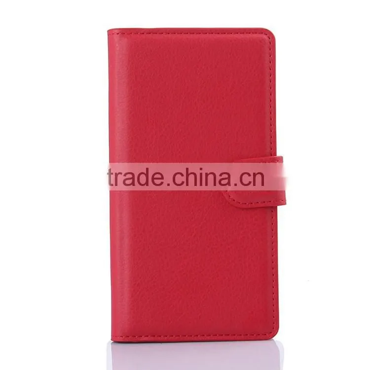 Hot Selling Two Mobile Phone Leather Flip Case For Sony M4 Leather Case