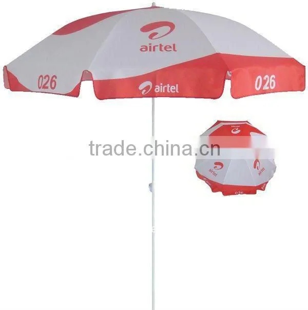 Plastic handle promotional advertising beach umbrella