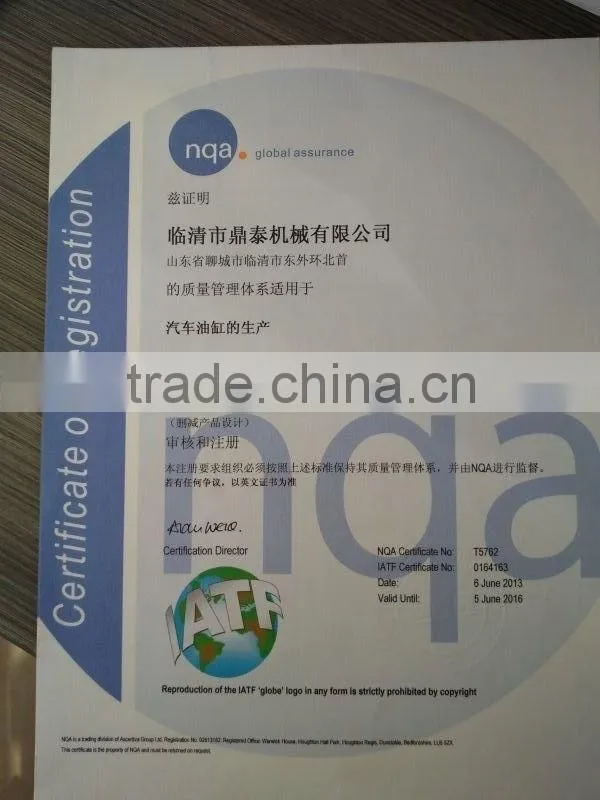 Hydraulic Cylinder For Garbage Compactor