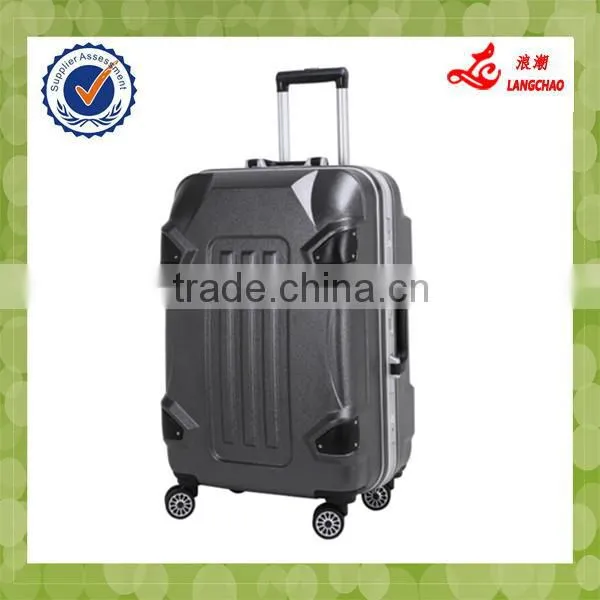 Different Colors China Supplier Eminent Aluminum Trolley Beauty Case PC Luggage Set