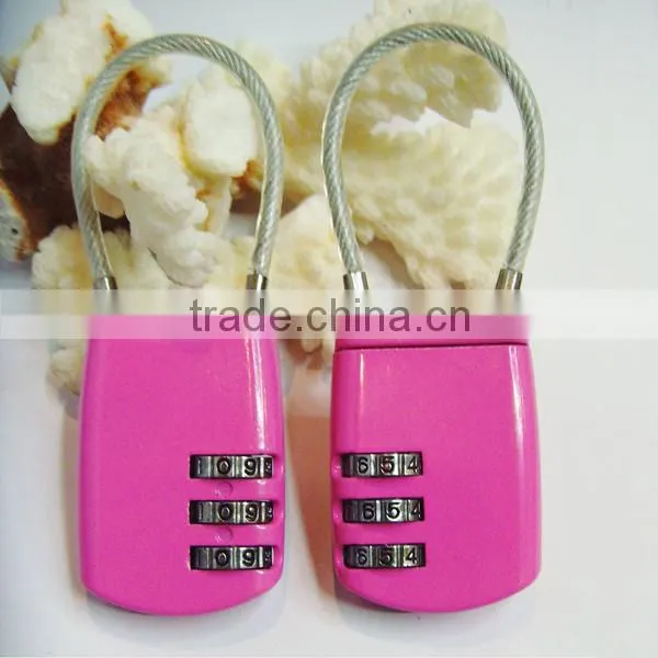 luggage & travel bags security luggage wire cable lock retractable