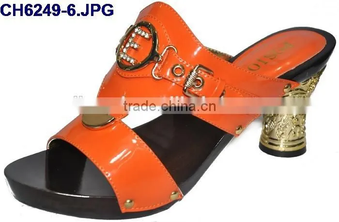 CH6249-6 Fashion women low heel /wholesale sandals for party