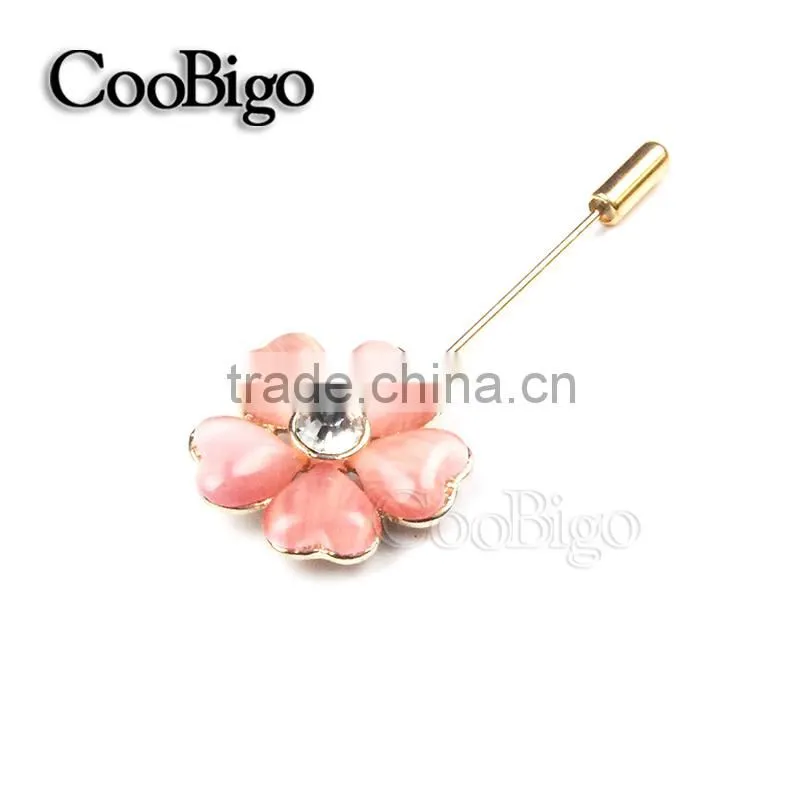 Fashion Jewelry 4 Colors Pin Brooch Women Girl Wedding Party Gift Apparel Dress Jacket Promotion Accessories