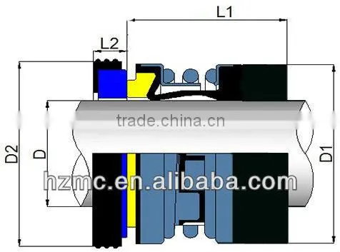Type 2100L1K Shaft Seal for Pump