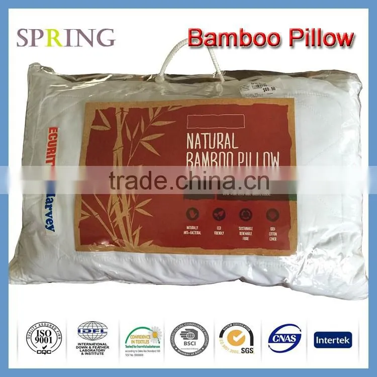Bamboo Pillow with Bamboo Fiber Filling in outer shell