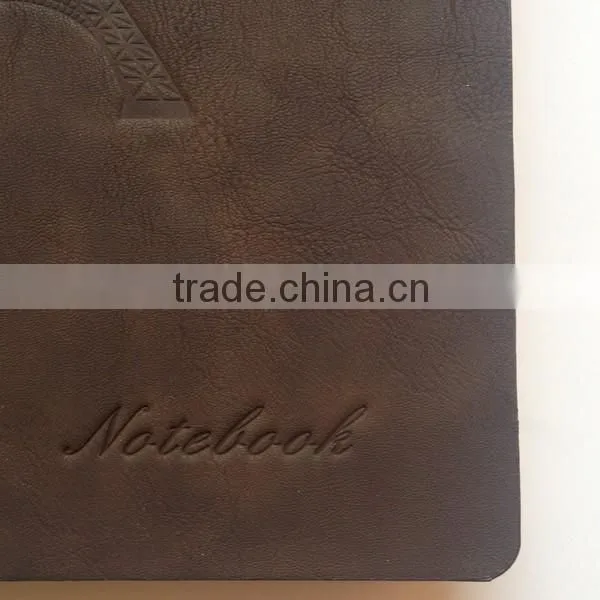 spiral bound leather notebook