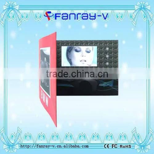 New Arrival!! 4.3" electronic card,thin video player card,card with video