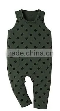 Casual Baby Sleeveless Romper Boys 100 Cotton High Quality Printed Romper