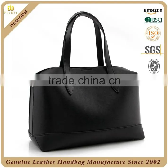 CSS1785-001-saffiano cow leather classic hand bag gym bags women