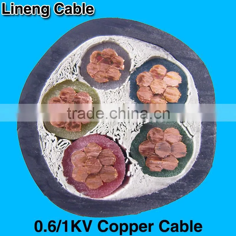 Hebei Lineng 0.6/1kv Low Voltage 5x16mm2 Power Cable