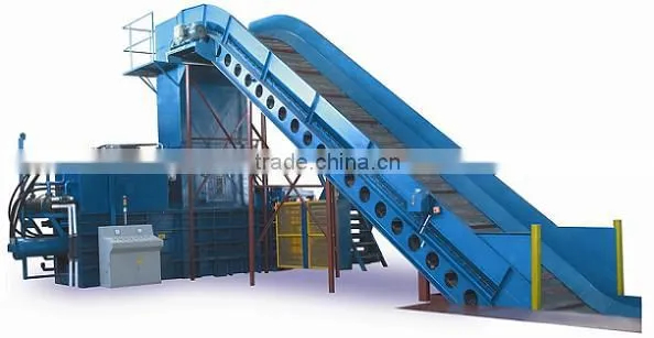horizontal automatic baler use for hard solid waste or soft solid waste