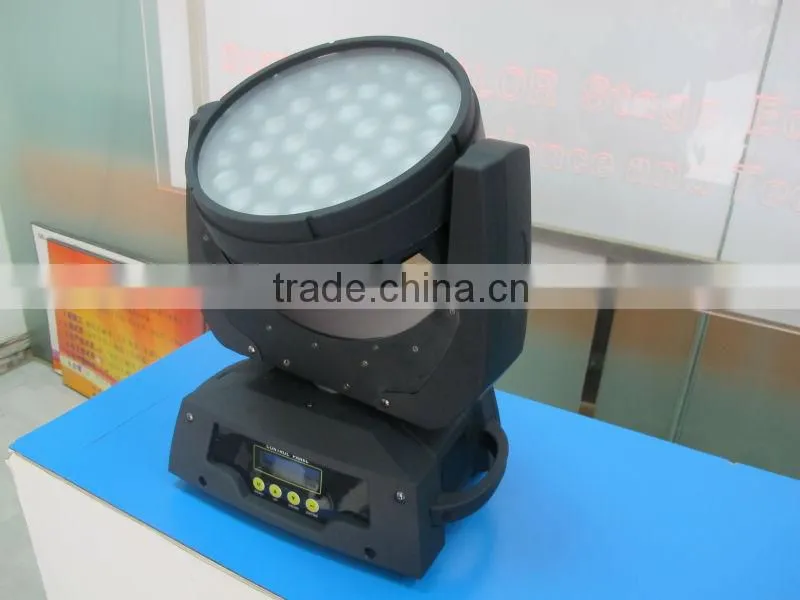 DMX control moving wash light 36x10w RGBW4 in1 led stage lighting