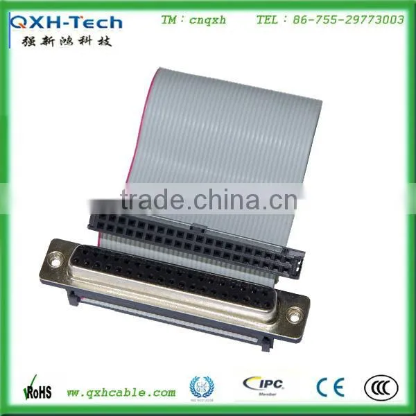 Flat IDC connector 25pin IDC connector cable