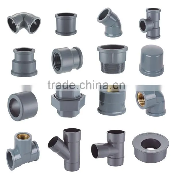 PVC 90 degree elbow and PVC fittings