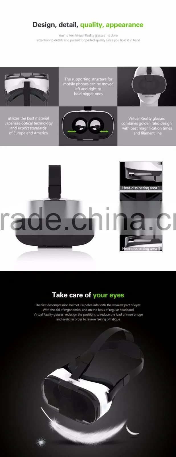 Best Selling Universal Virtual Reality Glass for iPhone Samsung Phones