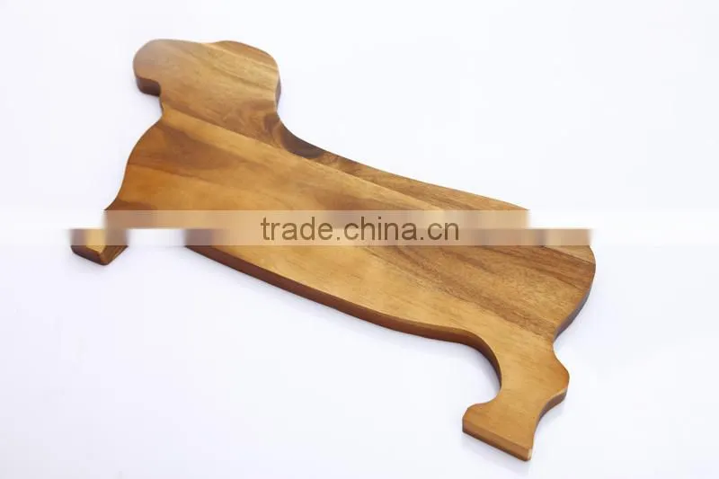 Pass FDA, LFGB, SGS cute dog shaped FDA, LFGB, SGS chopping board