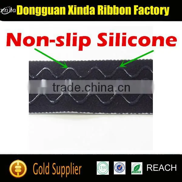 1" Black Silicone Gripper Elastic Guangdong supplier wholesale
