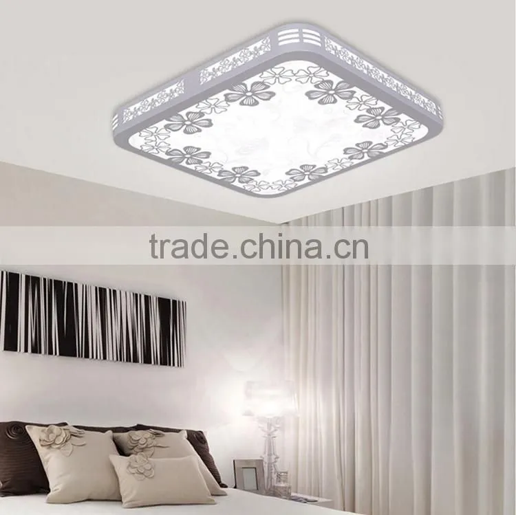 Unique Carving Design Square LED Ceiling Lights 230V Cheap Ceiling Lights