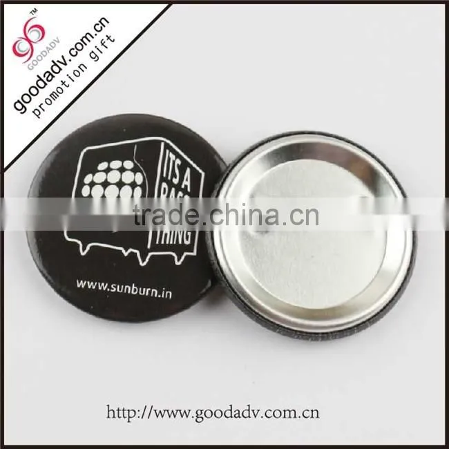 High quality metal tin badge full color printing custom button badge