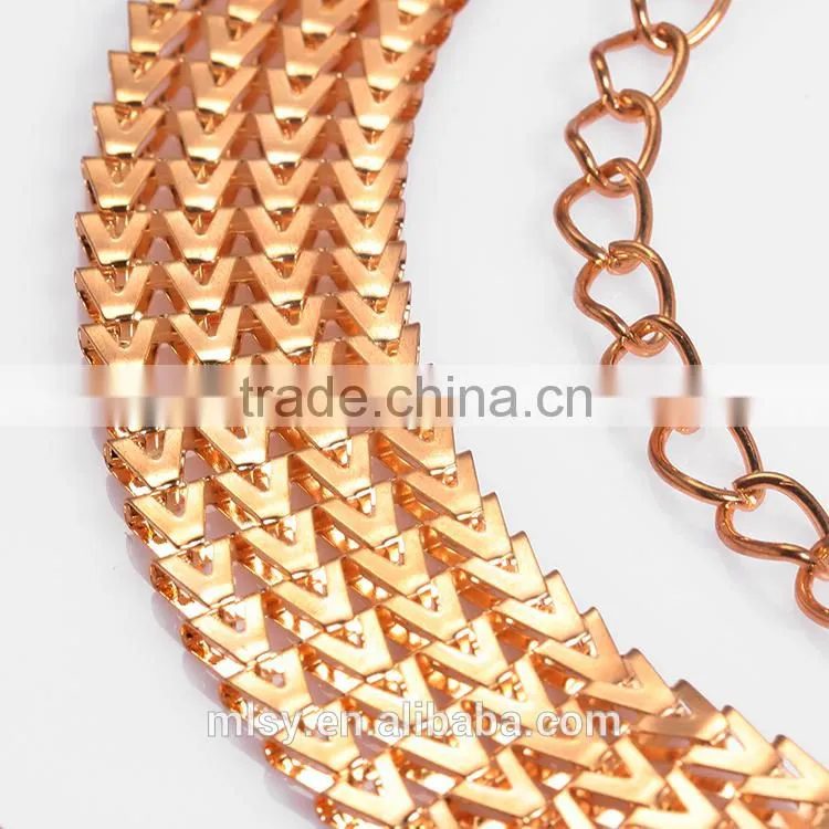 Fancy exclusive gold chains manufacture Brightness F1-80134