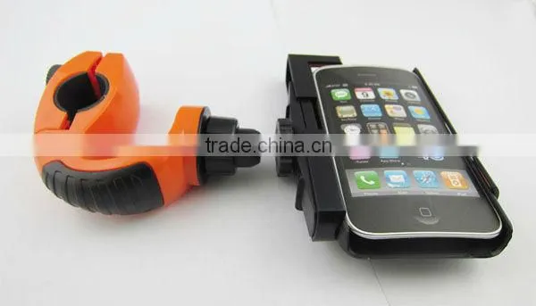 KJstar Adjustable Bicycle Bike Phone Mount Holder for Smartphone iPhone 4 4G 4S GPS (Z18-5)