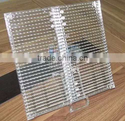 National star black led chip transparent glass led screen with cheaper price