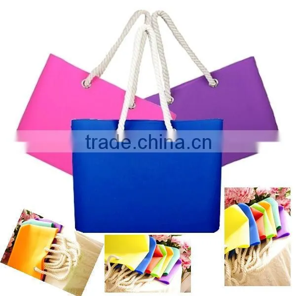 fashion ladis handbags silicone handbags