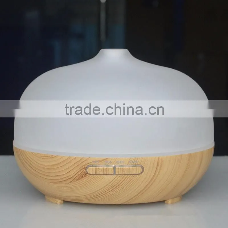7 color romantic lamp wood grain aromatherapy diffusers aroma