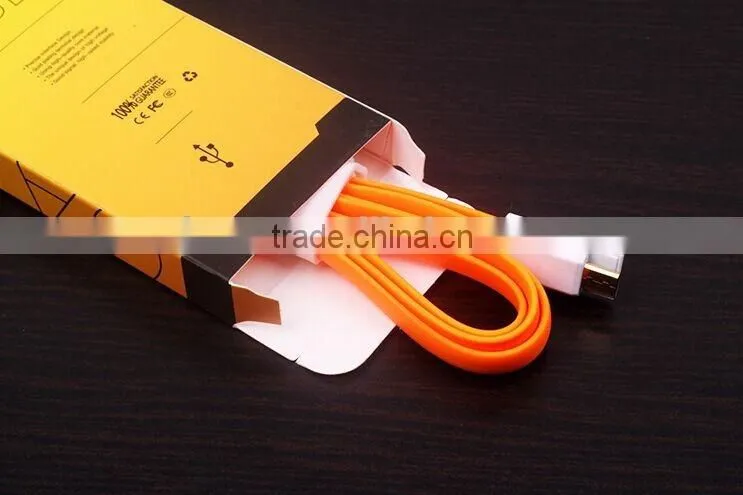 Cheap custom creative logo design paper packaging box for usb cable