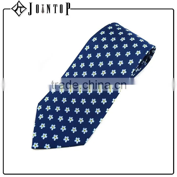 Promotional hot selling high quality make tie a batik floral tie