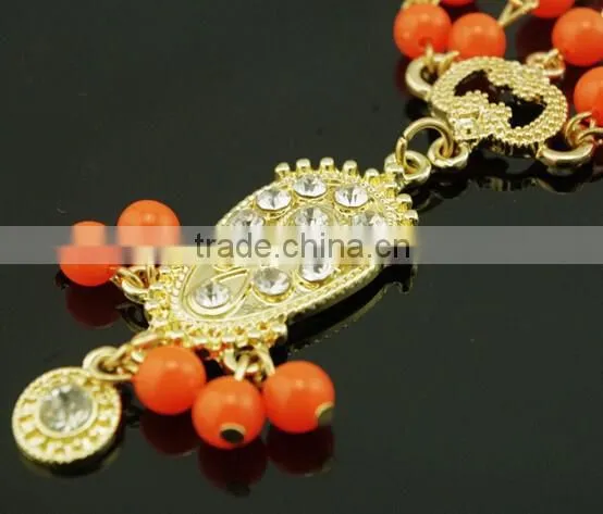 Women Fashion Vintage Gothic Luxury Rhinestone Head Chain Jewelry Headband Head Piece Hair band