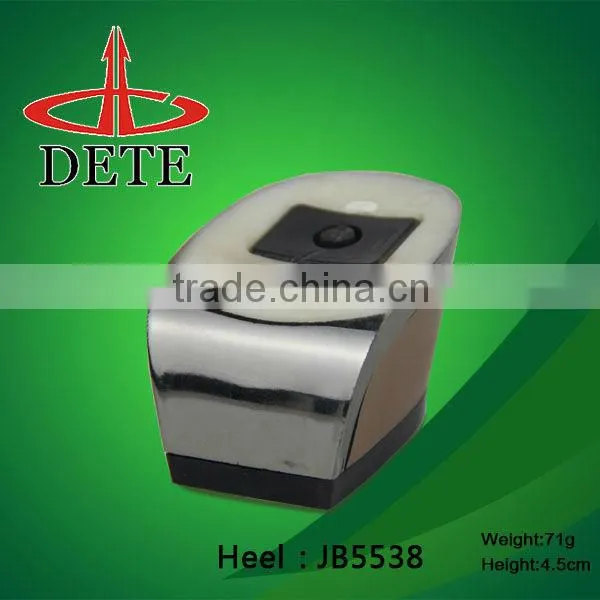 fashion plastic medium heels for woman's shoes shoes material made in china