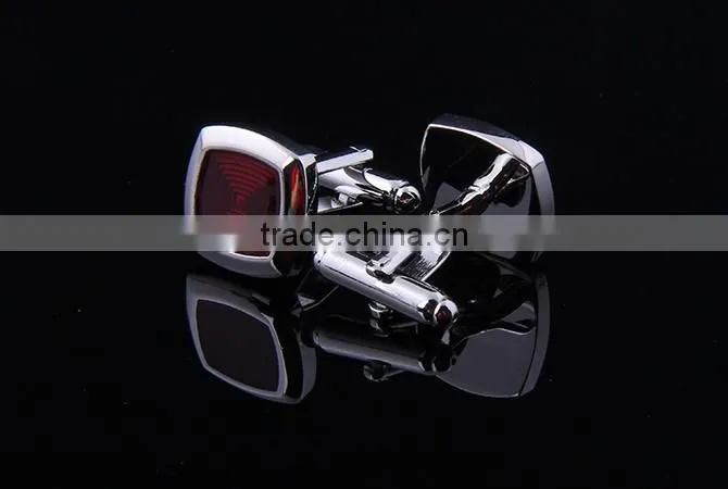 Red Enamel Cufflink,Wholesale Cheap Enamel Cufflink
