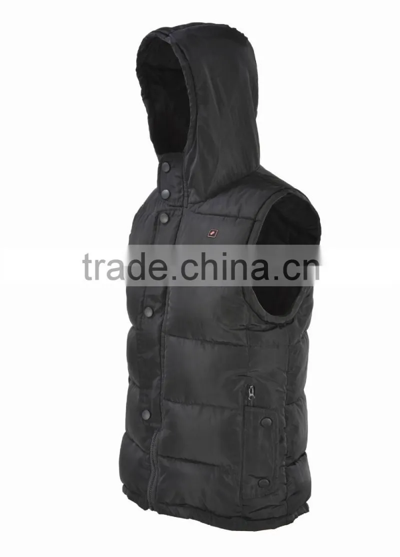 Waterproof Mens Winter Padded Vest Battery Heated Vest
