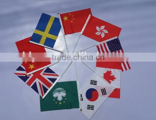 America Stick Hand Flag For Promotion and Advertisment