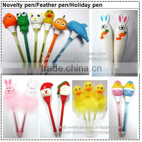 Blue rubber duck weighted for company promotion
