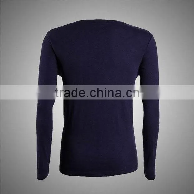 Men's newest fashion long sleeve t shirt