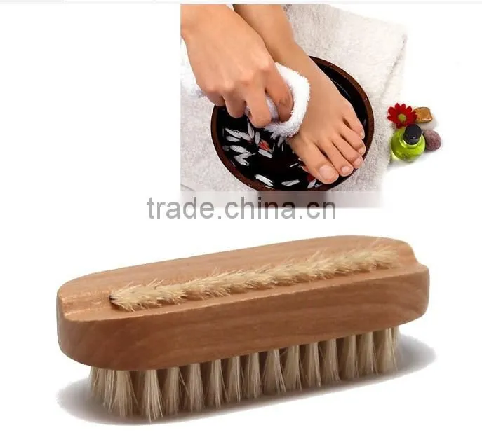 Wooden nail brush