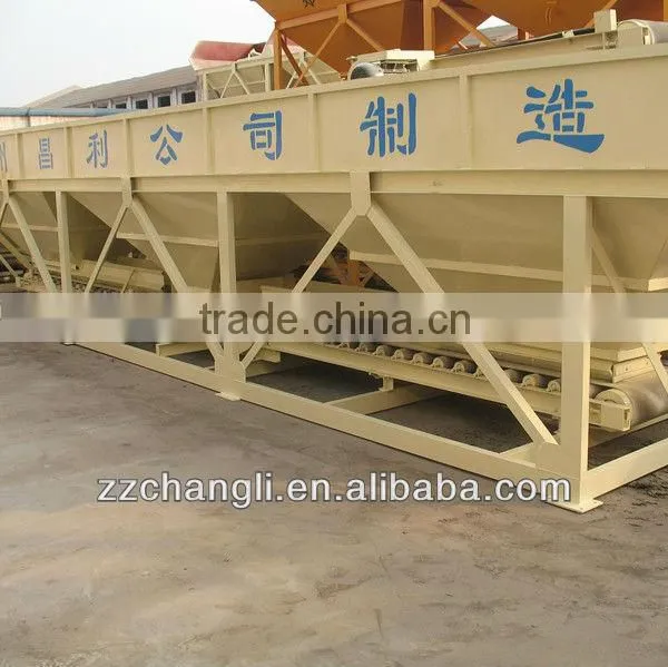 4 Aggregate Bins Concrete Batching Machine in Brazil
