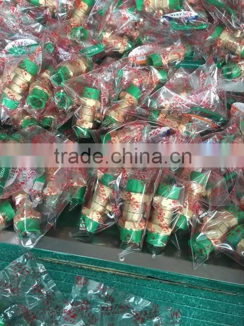 middle-weight full flow double PPR connection flat lever ball valve, brass plating