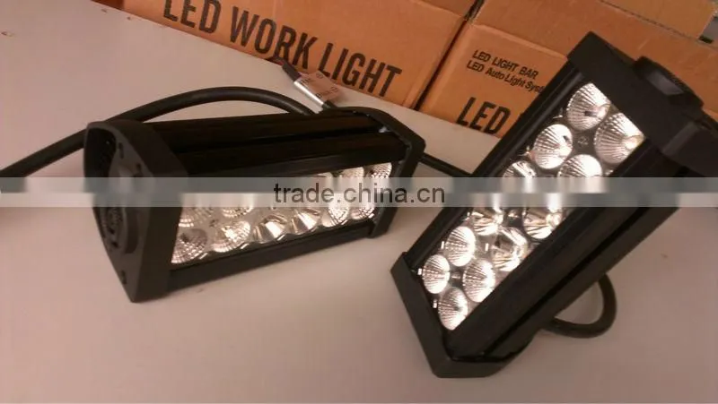ShengWell Auto factory directly 12month warranty 36w 7" dual row epistar 10--32v epistar ip68 led light bar