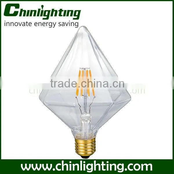 Customized newest filament LED bulb Diamond 4w decorative bulb
