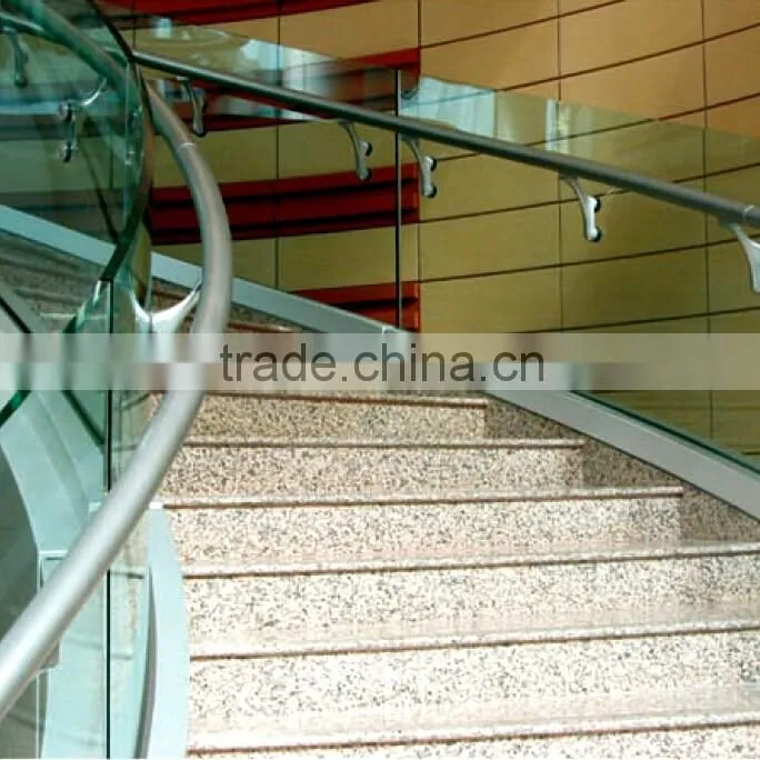 Curtain wall glass, double laminated safety glass with unique design