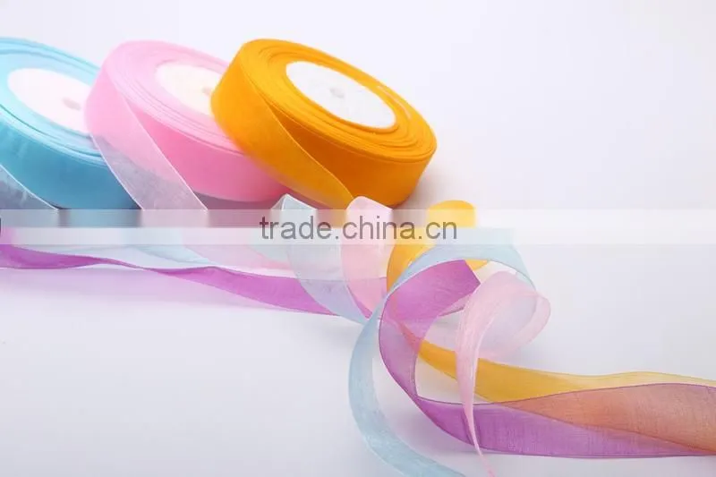 Color Silk Ribbon, Organza Ribbon For Gift
