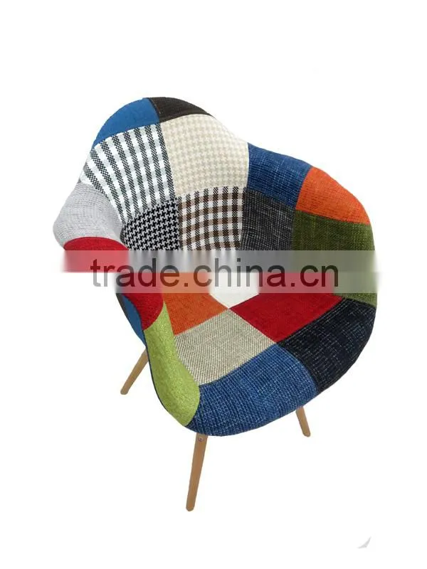 hot sale dining chairs with arms armchair patchwork