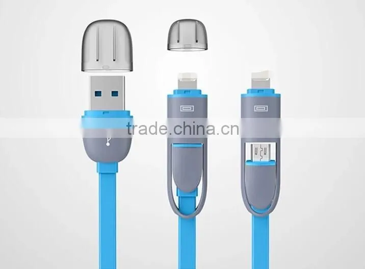 New Arrival Micro Colorful Noodle Flat Data Sync USB Charging Cable for cell phone