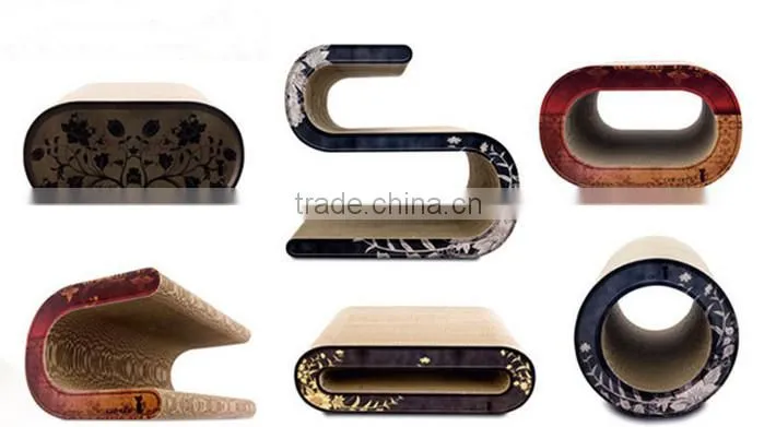 Fashionable Paper Pet Cat Toy Cardboard Cat Scratcher